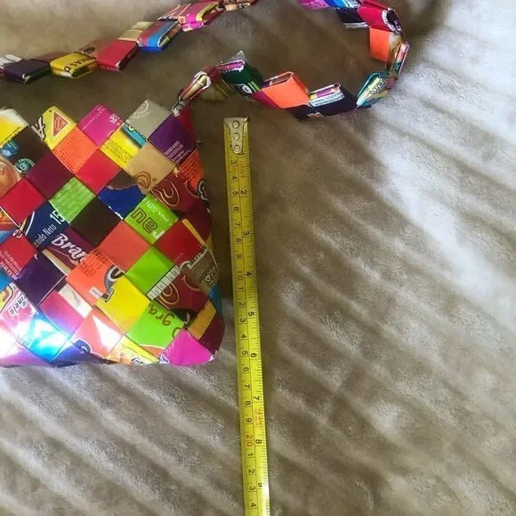 One of a kind candy wrapper handbag. - Picture 5 of 5